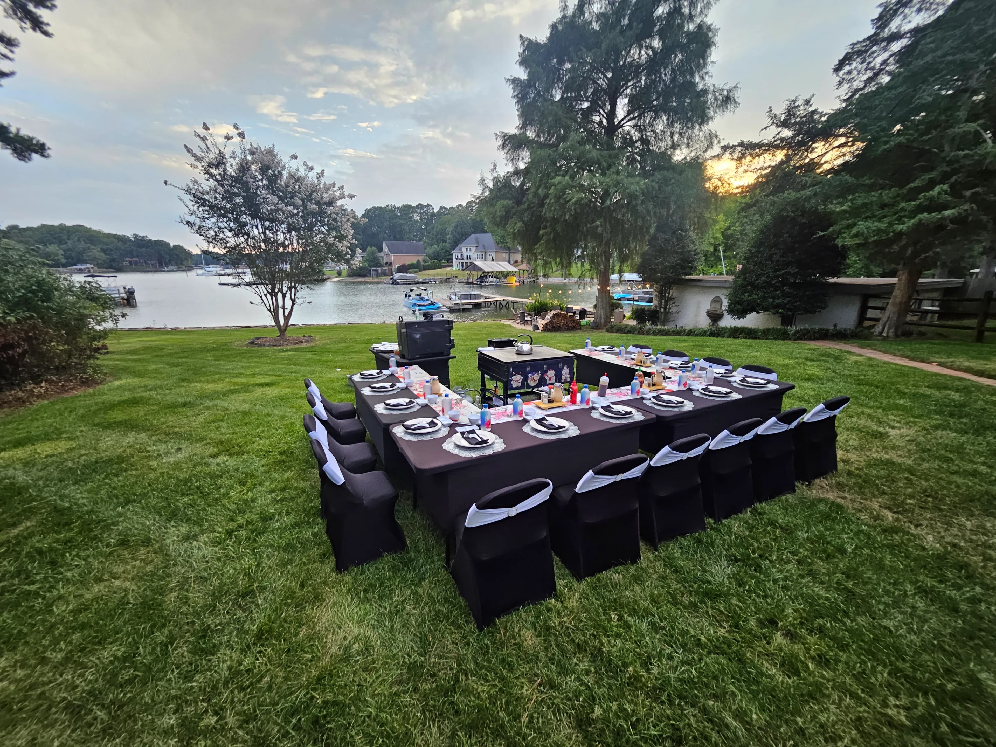 Lawn event setup