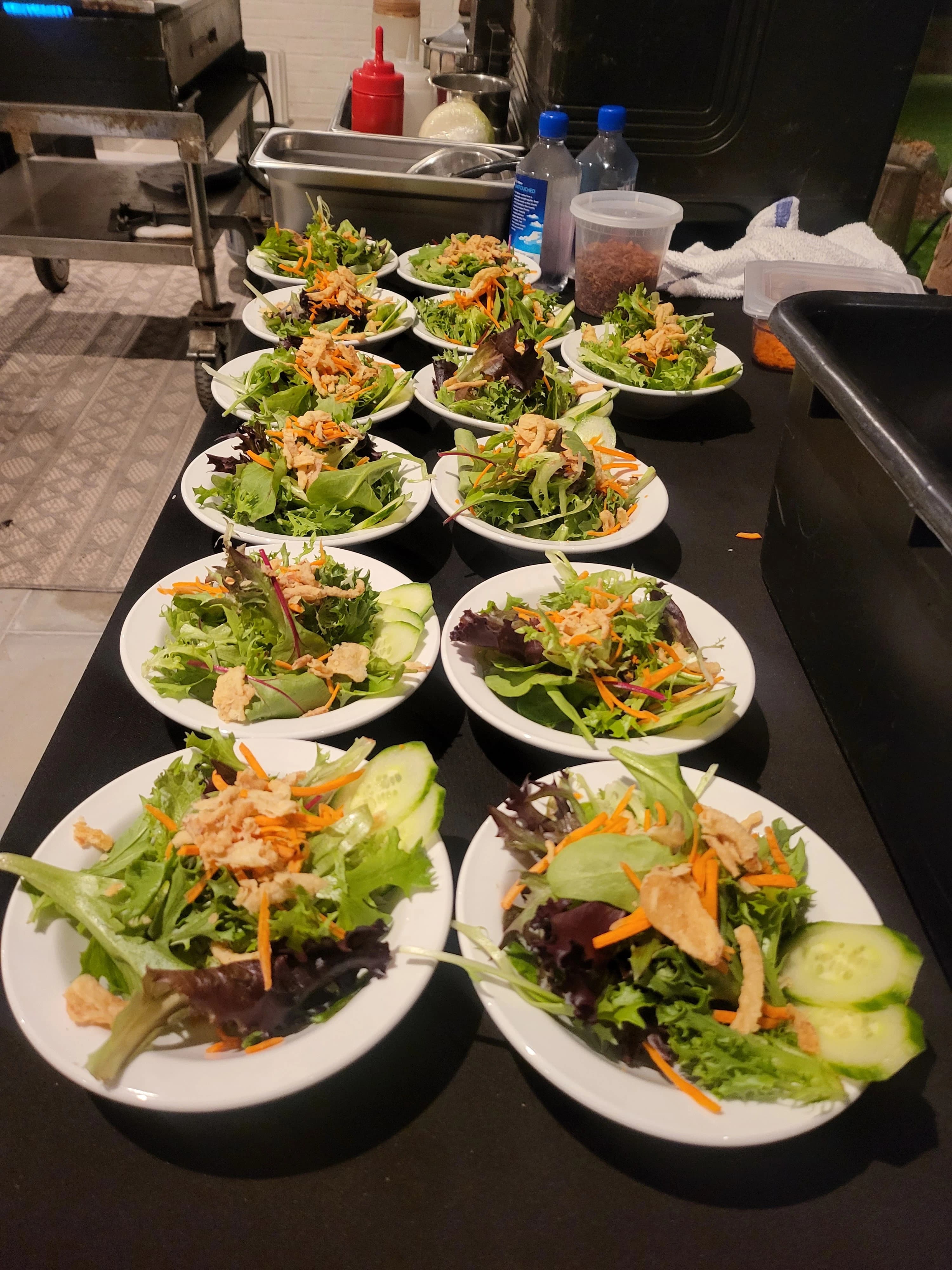 Plates ready for service