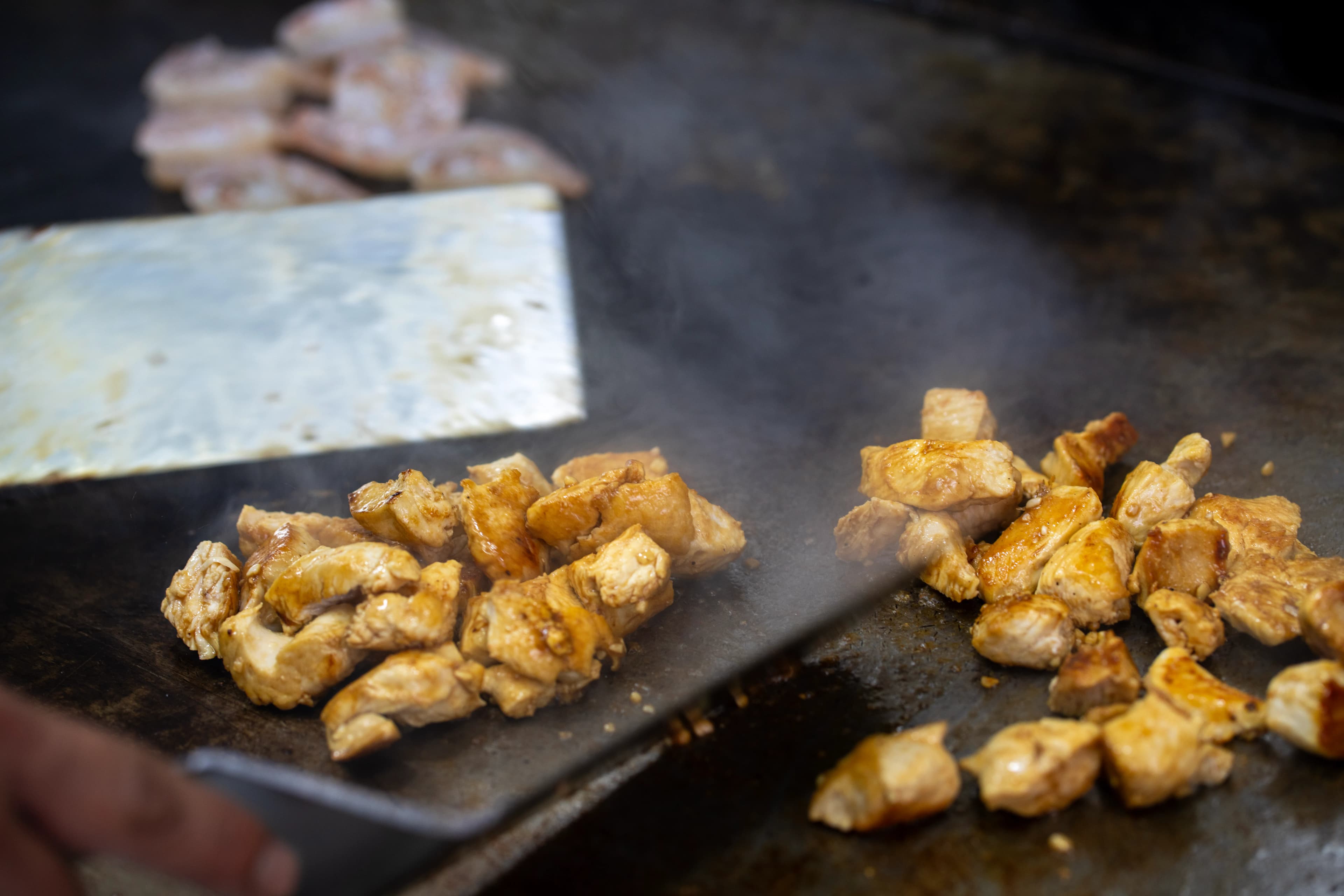 Chicken on the grill