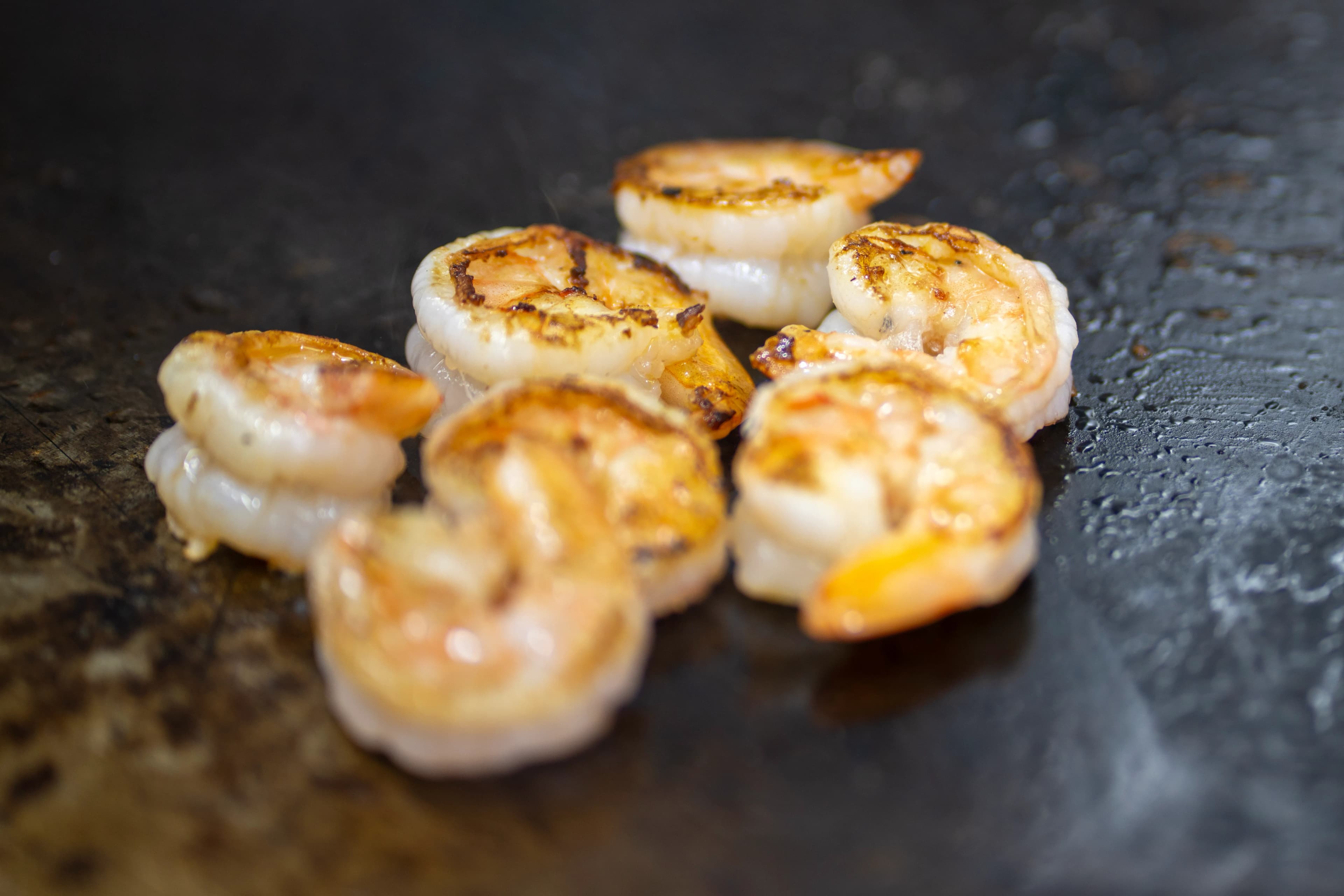 Shrimp on the grill