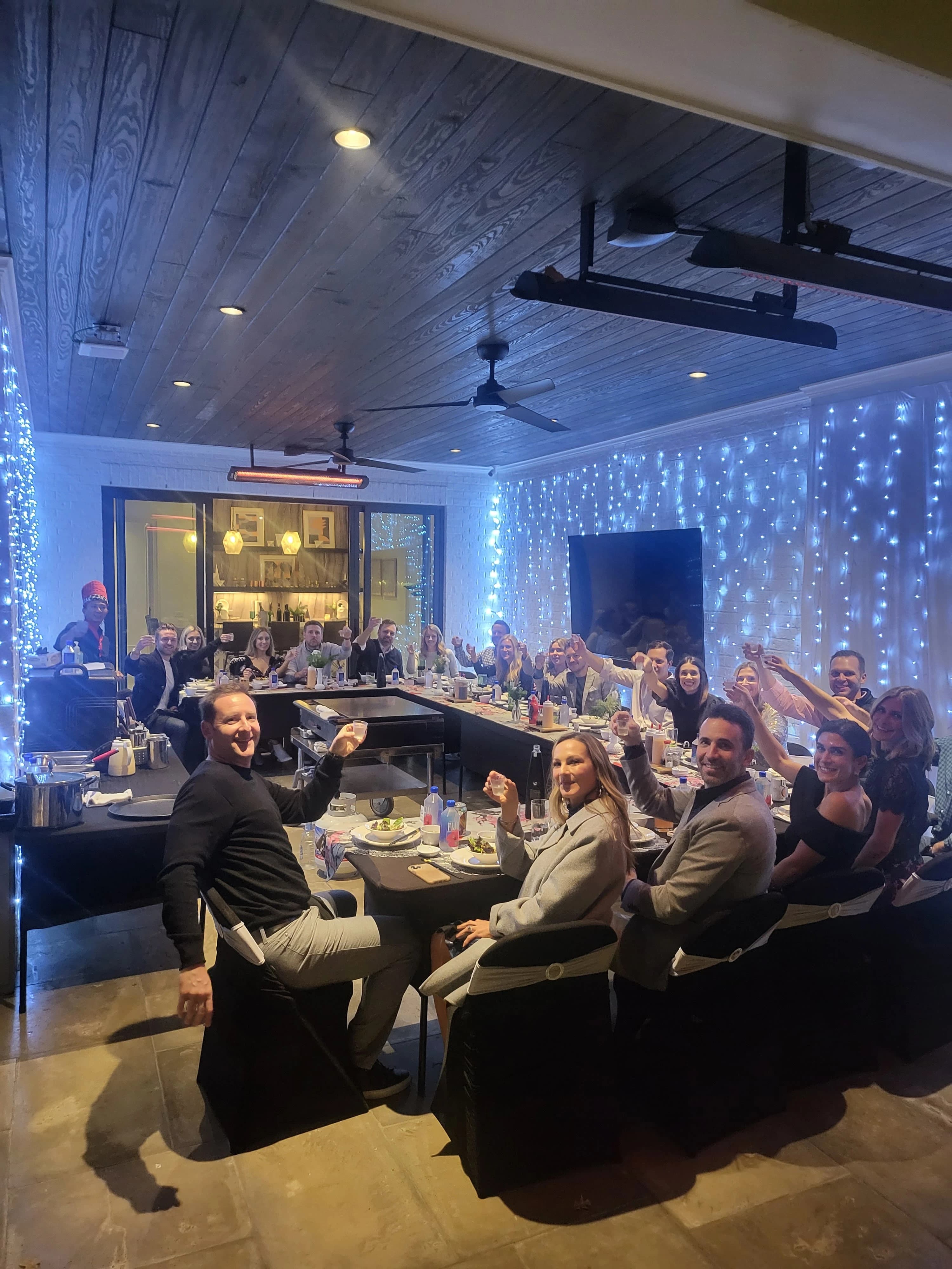 Private party at the grill