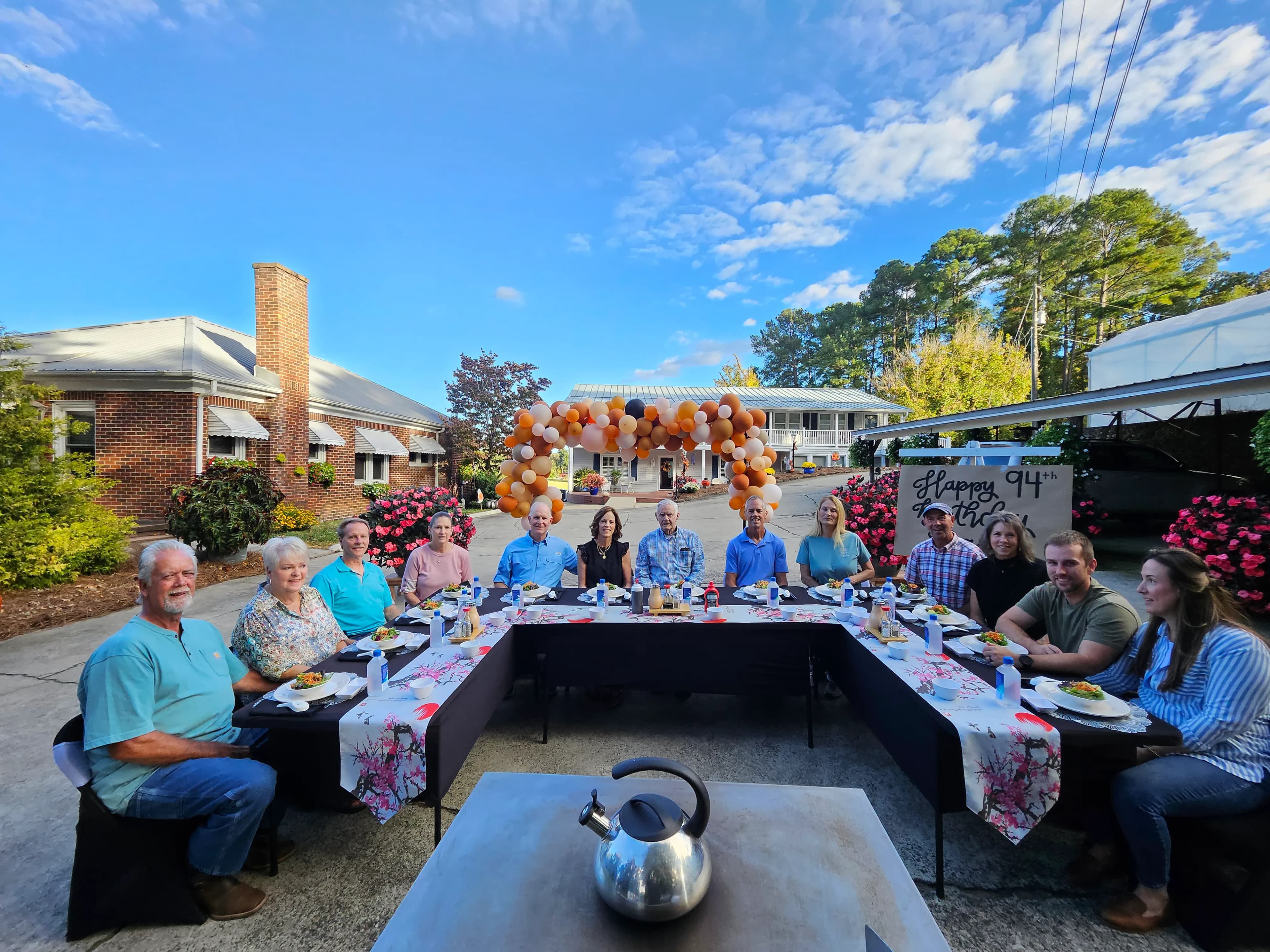 Group teppanyaki dinner