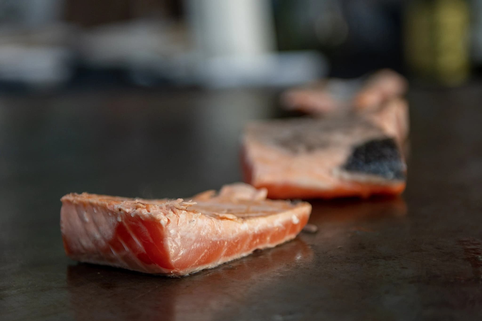 Salmon on the grill