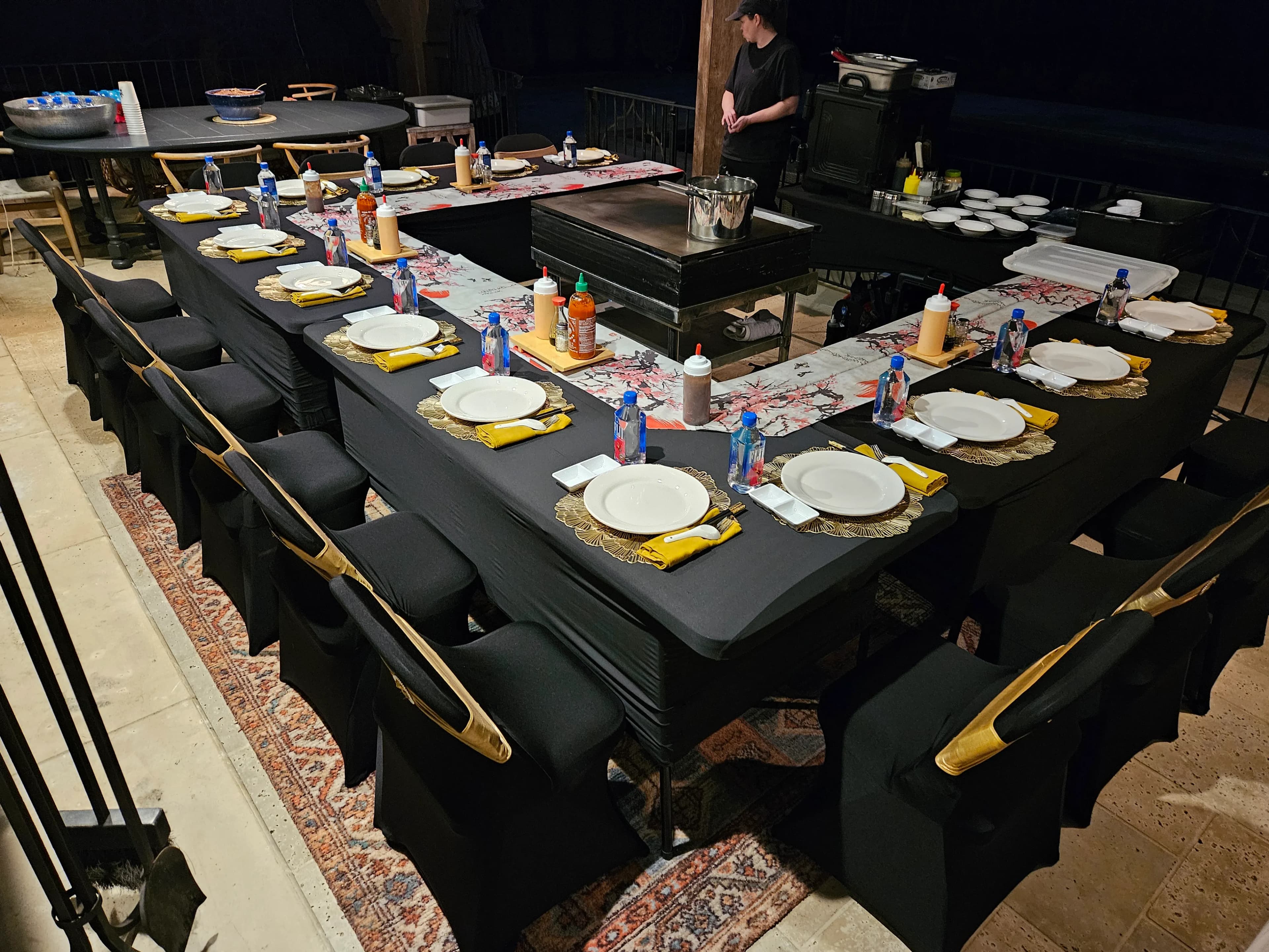 Night table setup