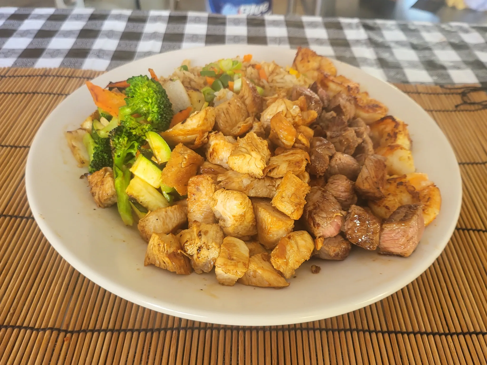 Food on the grill